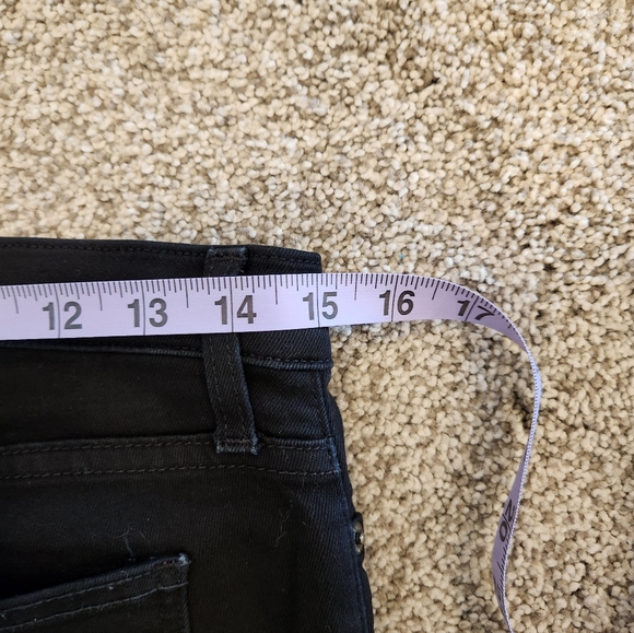 Current/Elliott The Stiletto Skinny Jeans in Jet Black - Picture 8 of 9